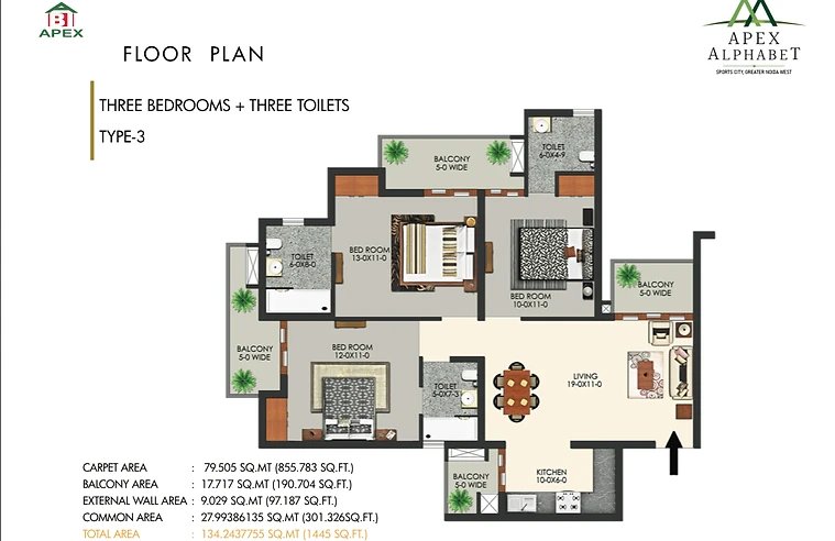 Apex Alphabet – Luxury Homes in Noida Extension, Greater Noida West-3