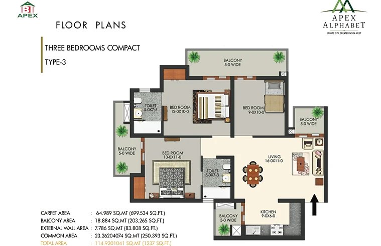 Apex Alphabet – Luxury Homes in Noida Extension, Greater Noida West-2