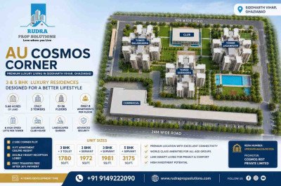 AU Cosmos Corner Siddharth Vihar apartments