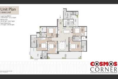AU Cosmos Corner Luxury Flats in Siddharth Vihar