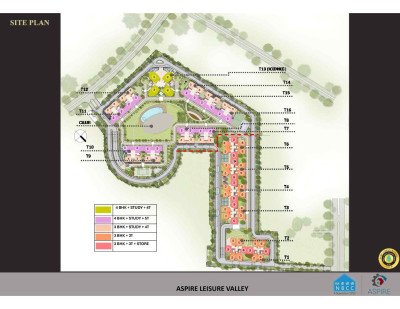 AU Aspire Leisure Valley Techzone IV | Luxury 3&4 BHK Flats in Noida Extension