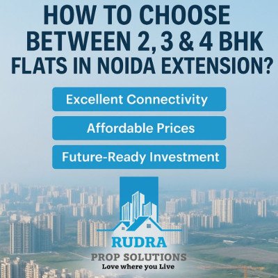 2, 3 & 4 BHK Flats in Noida Extension Best Residential Projects, Investment, Rental Yields & Luxury Apartments