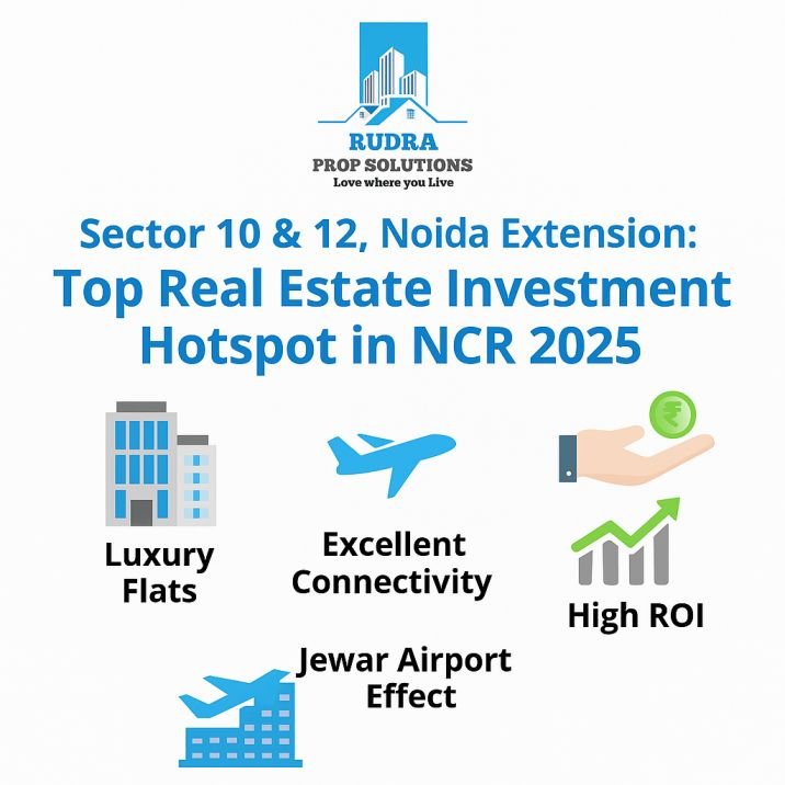 Sector 10 & 12 Noida Extension 2025 | Best Residential Projects, Flats, Price Trends, Connectivity & High ROI Investment