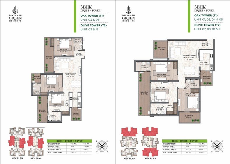 Divyansh Green Heights Greater Noida | Luxury 3 & 4 BHK Apartments-11