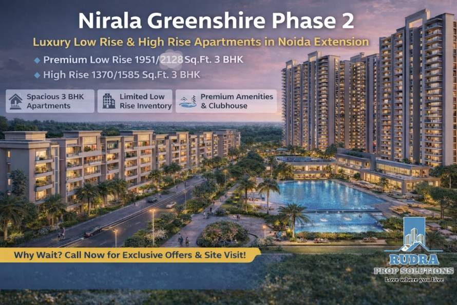 Nirala Greenshire Phase 2 Low Rise Ultra Luxury Furnished Flats Noida Extension