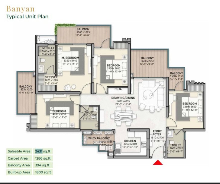 North Wind Sanctuary 3 & 4 BHK Ultra Luxury Homes in Greater Noida-10