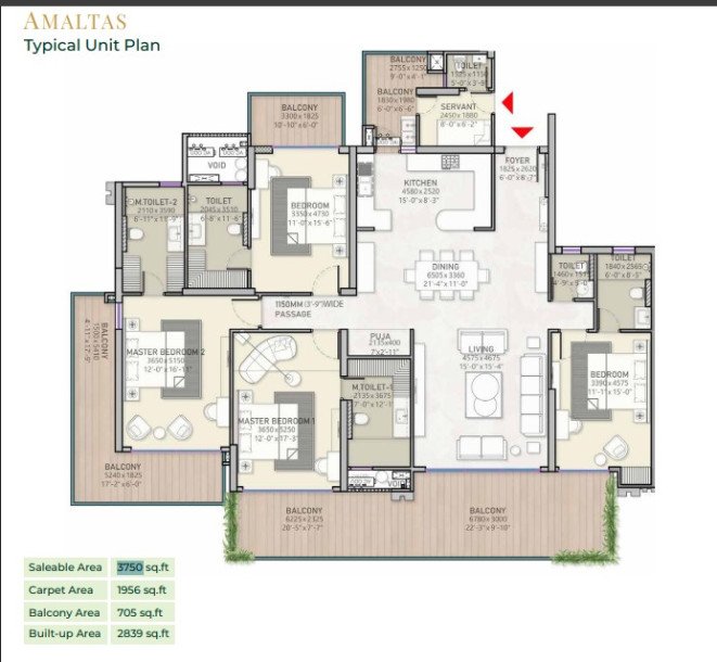 North Wind Sanctuary 3 & 4 BHK Ultra Luxury Homes in Greater Noida-11