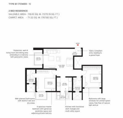 Sobha Aurum Sector 36 Greater Noida – Luxury 1, 2, 3, 4 BHK Apartments Near Pari Chowk & Jewar Airport