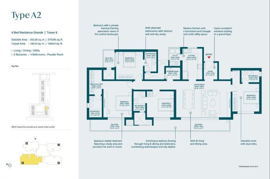 Sobha Rivana Noida Extension Luxury Flats-13