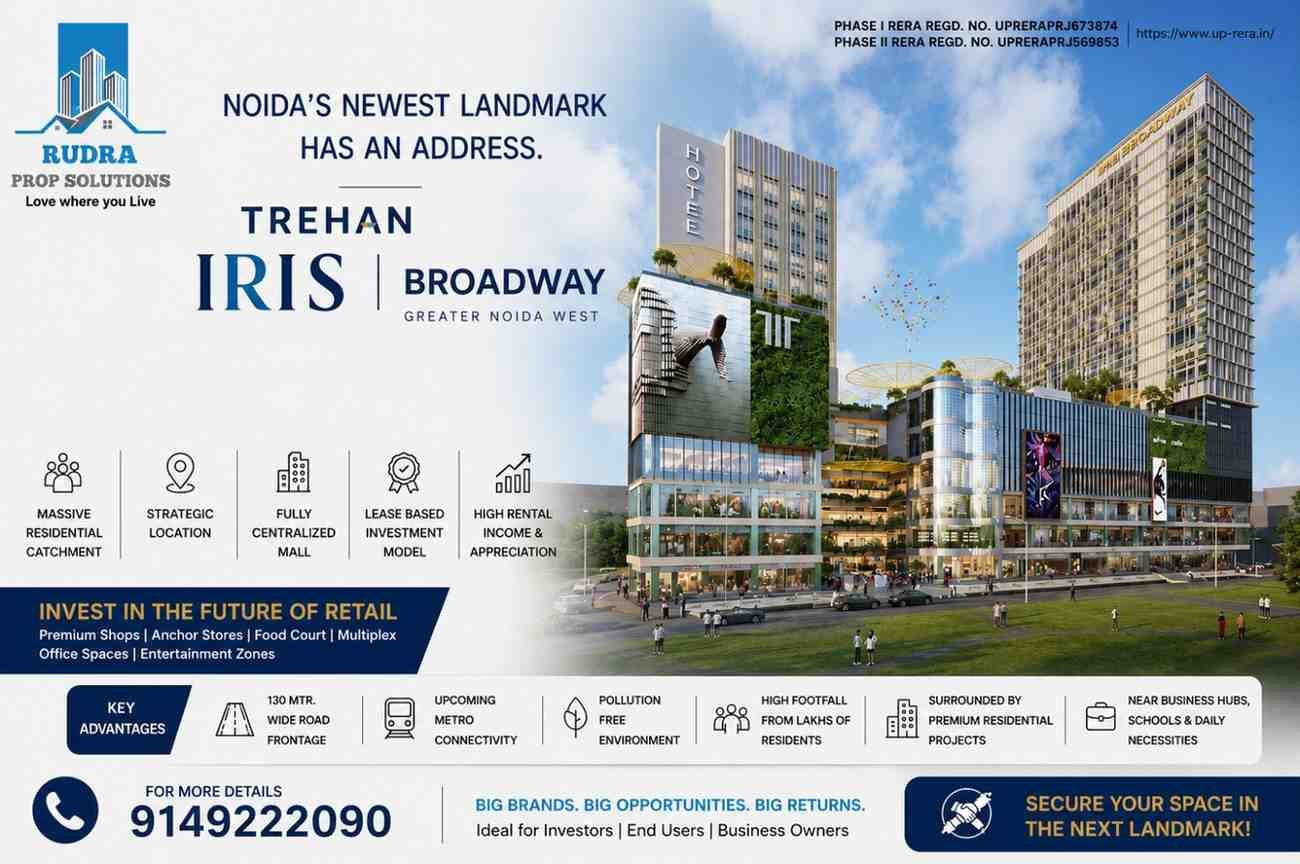 Trehan Irish Broadway Commercial Shops in Noida Extension