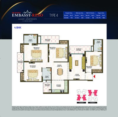 Trident Embassy Reso Greater Noida West/Noida Extension-7
