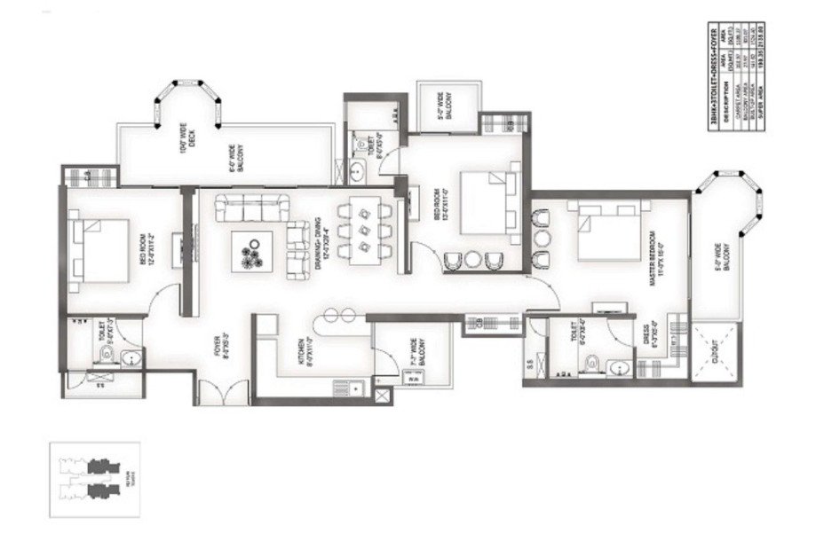 VVIP Yamuna Expressway Premium 3 BHK Flats-6